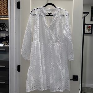 J. Crew NWT White Eyelet Dress